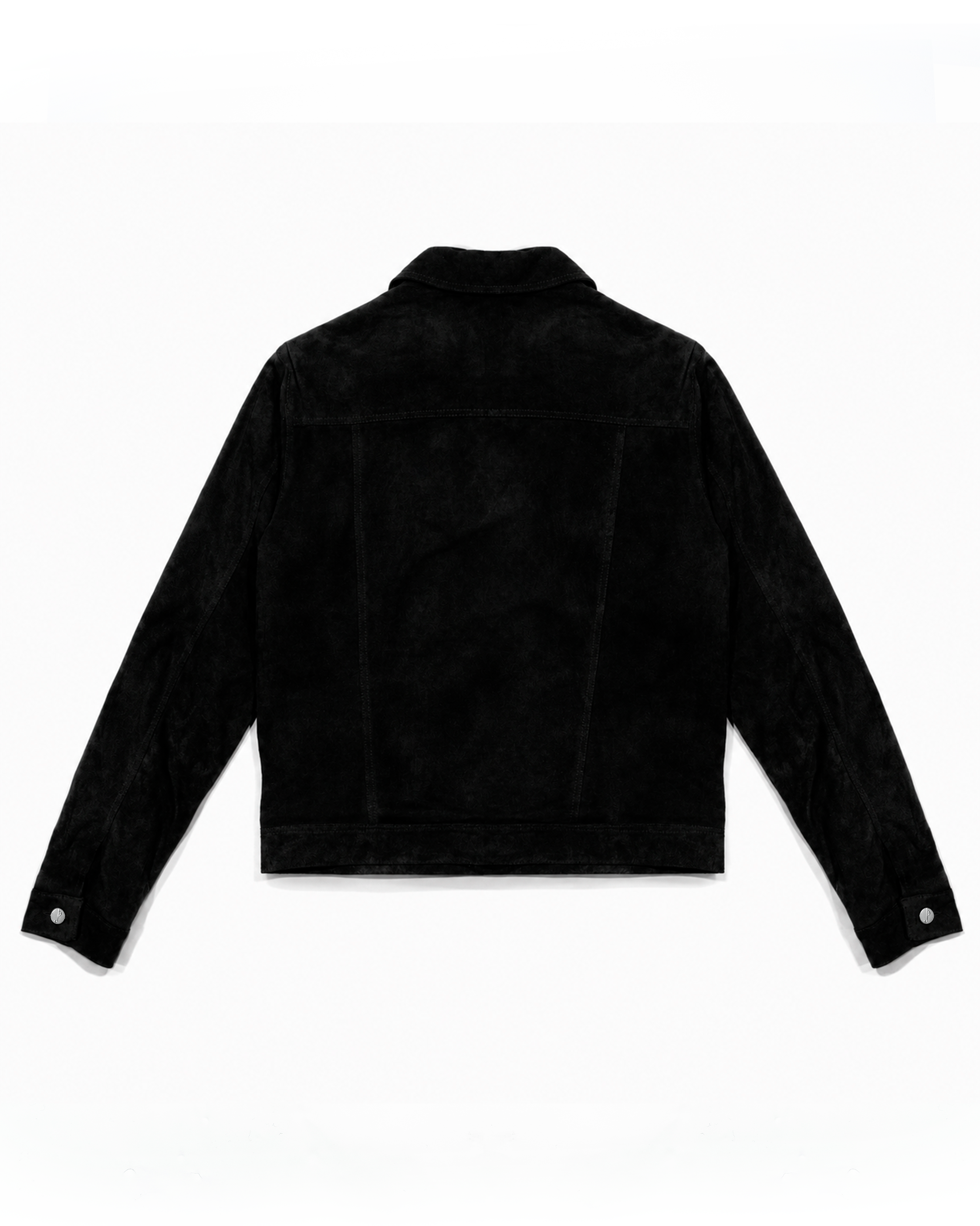 Black Suede Trucker Jacket