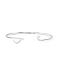 Music Note Cuff in Sterling Silver