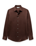 Cocoa Shirt in Silk Charmeuse