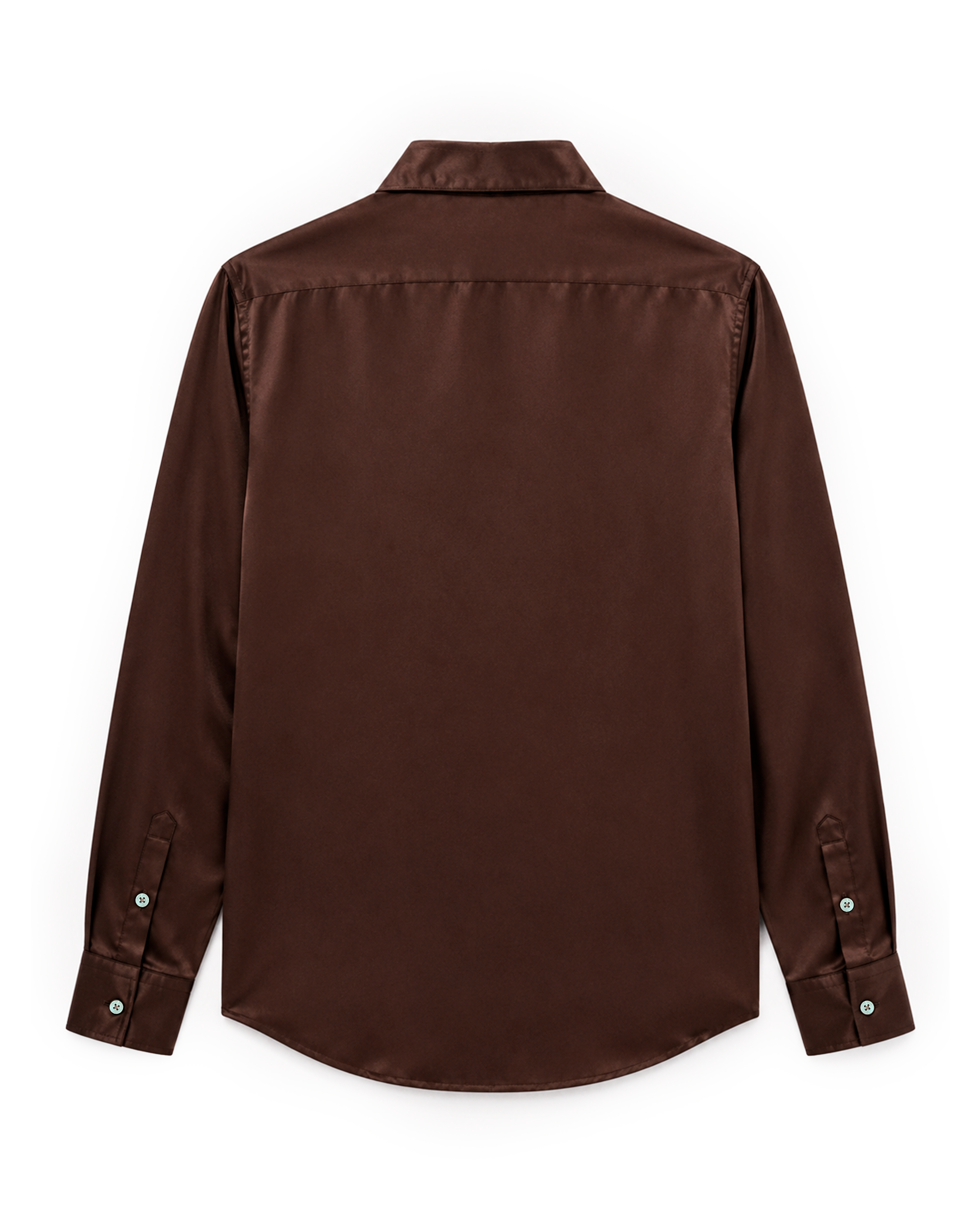 Cocoa Shirt in Silk Charmeuse