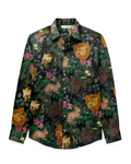 English Gardens Shirt in Silk Charmeuse
