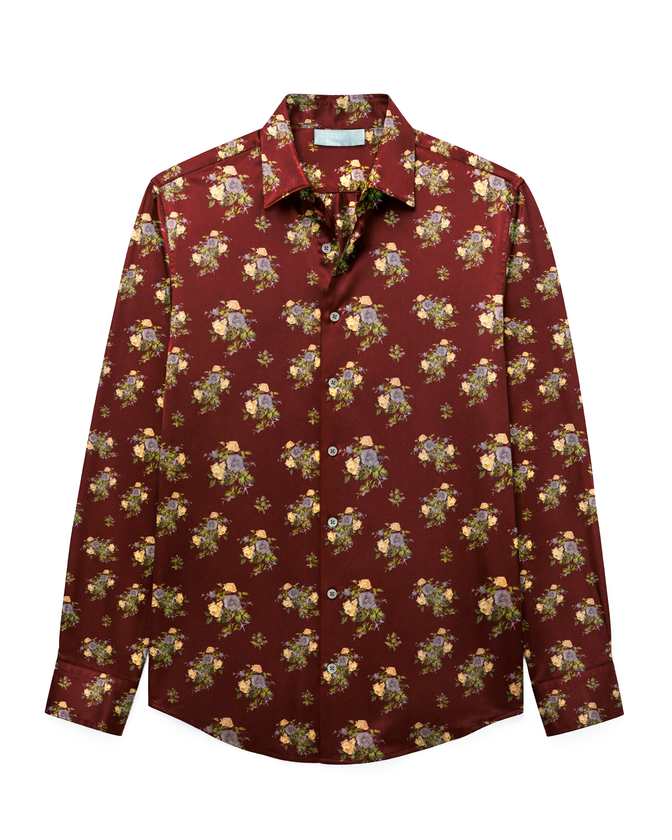 Keith Shirt in Silk Charmeuse